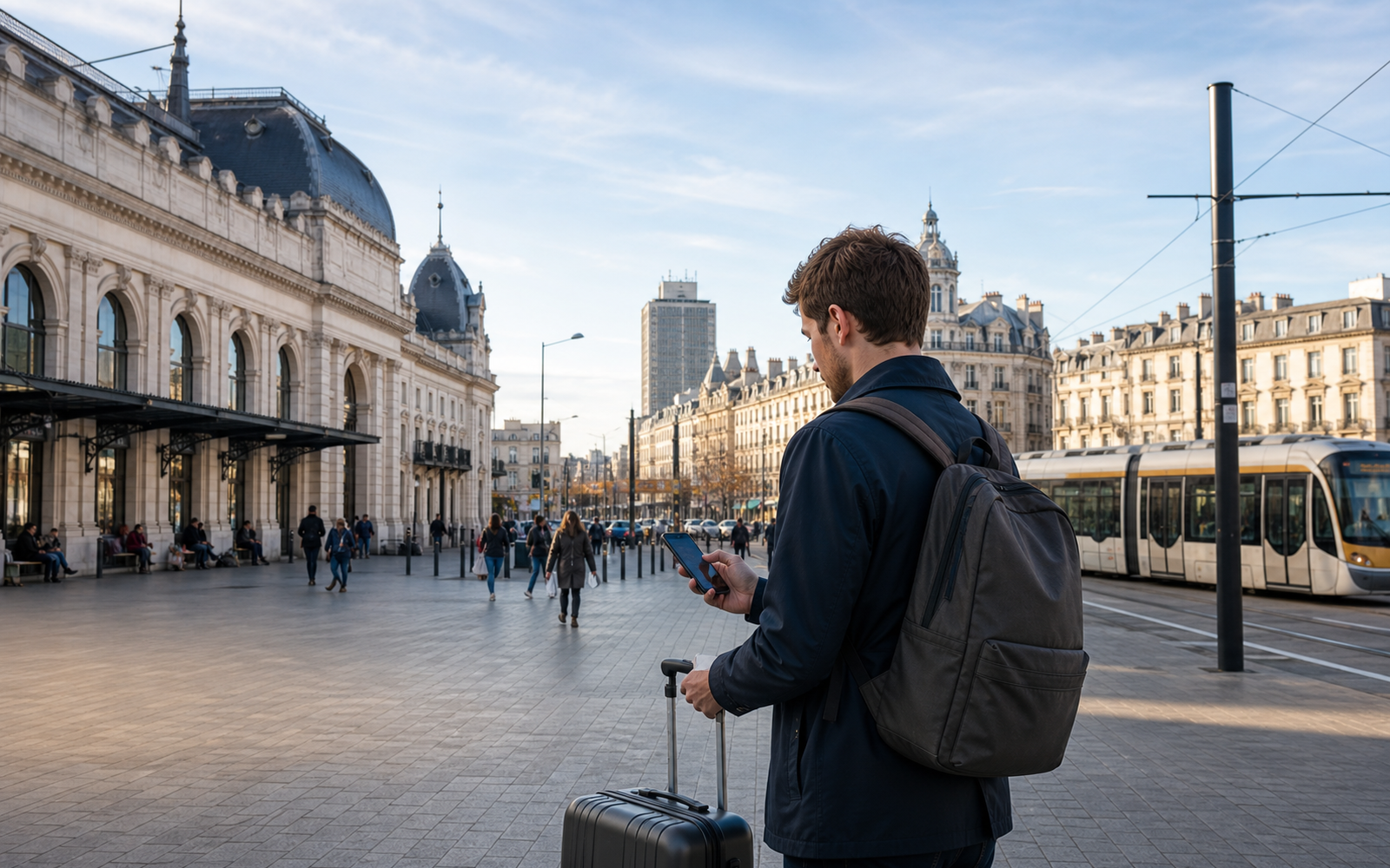 Custom editorial artwork for a traveler planning the brussels airport to city route, without text or logos.